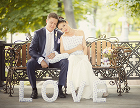 буквы подушки на свадьбу фото