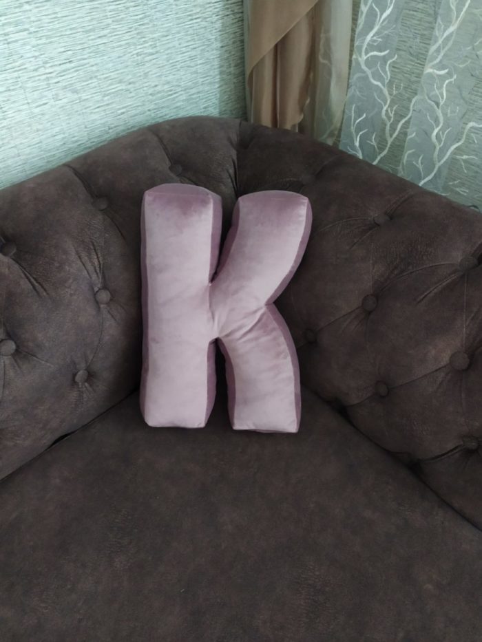 Подушка буква К